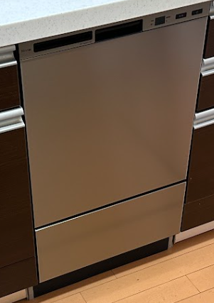 宝塚市で食洗機を深型からフロントオープンに交換 施工後