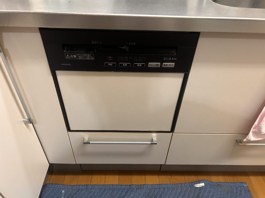 西宮市で食洗機を大容量に交換 施工前